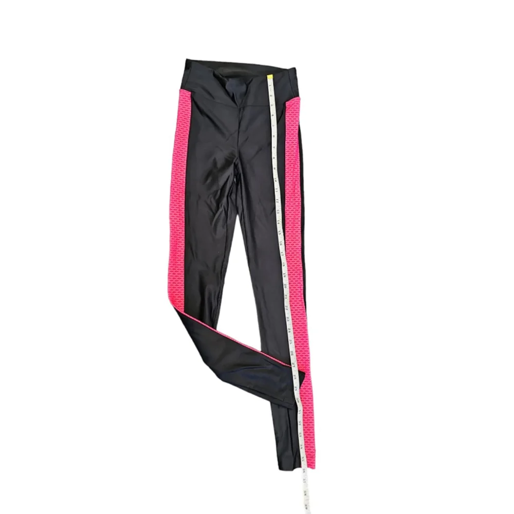 KORAL Dynamic Duo High-Rise Energy Leggings Black/Infrared Sz XS